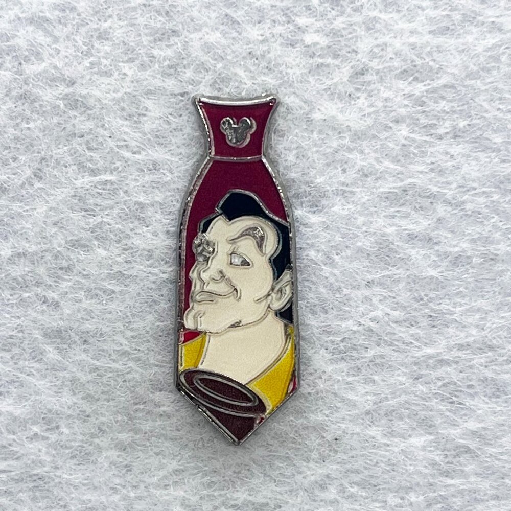 🔮 5/$25 Disney‎ Villain Neckties Beauty And The Beast Gaston Pin